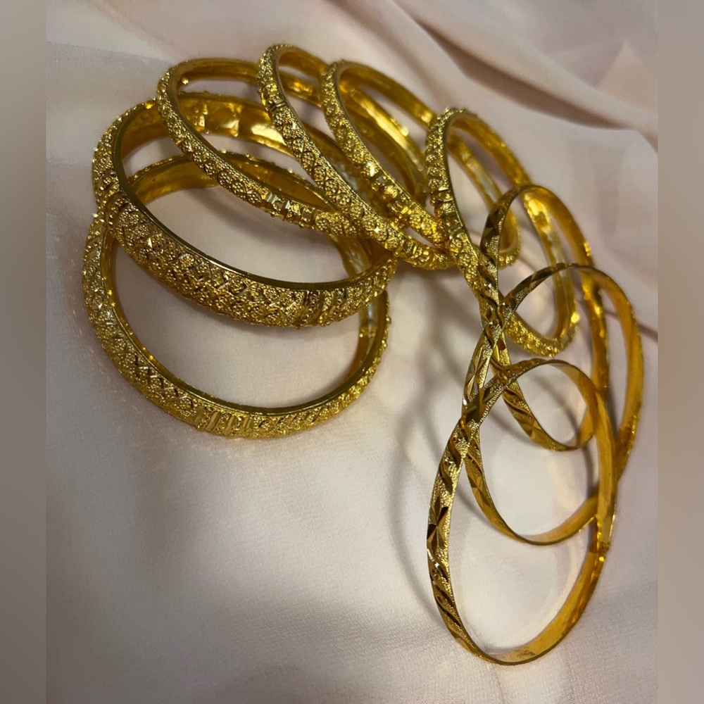 Gold Bangles - Imported from India